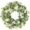Spring Wreaths for Front Door White Flowers Grapevines Green Eucalyptus Leaves